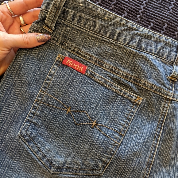 Y2K Mudd Jeans High Rise Bootcut Sz 11 NWOT - Picture 11 of 13